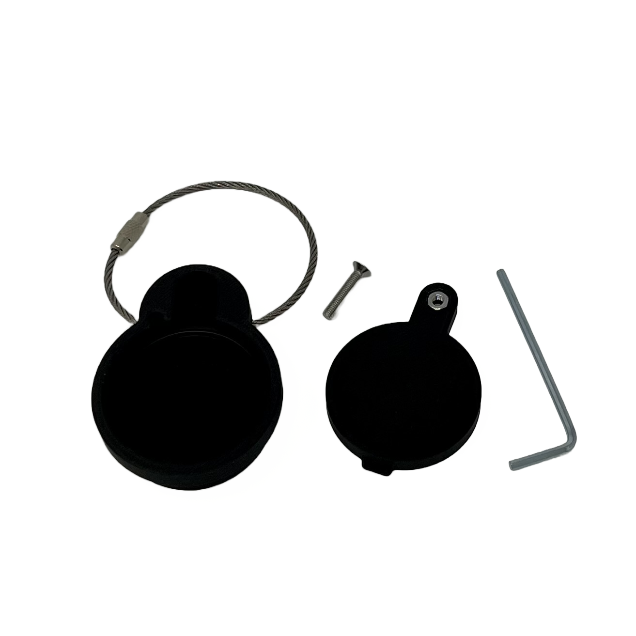 Airtag Case with Stainless Locking Loop