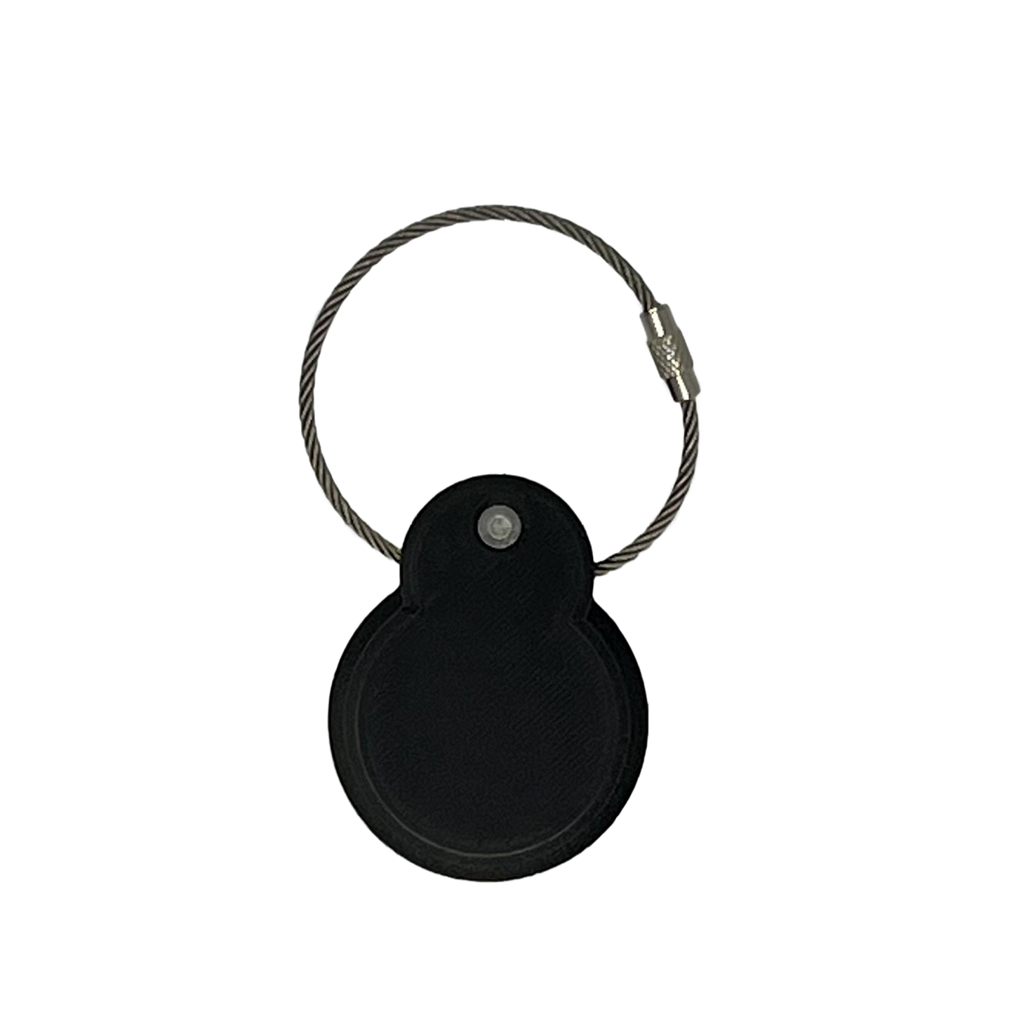 Airtag Case with Stainless Locking Loop
