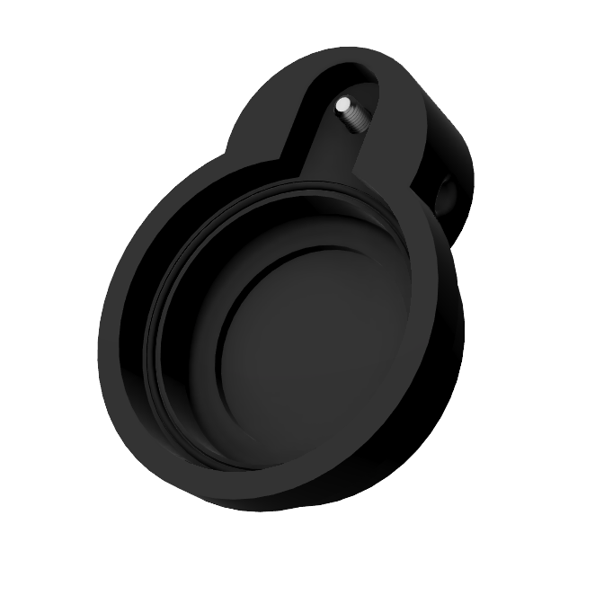 Airtag Case with Stainless Locking Loop