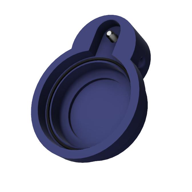 Airtag Case with Stainless Locking Loop