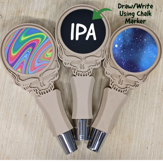 Chalkboard Stealie | Short Tap Handle