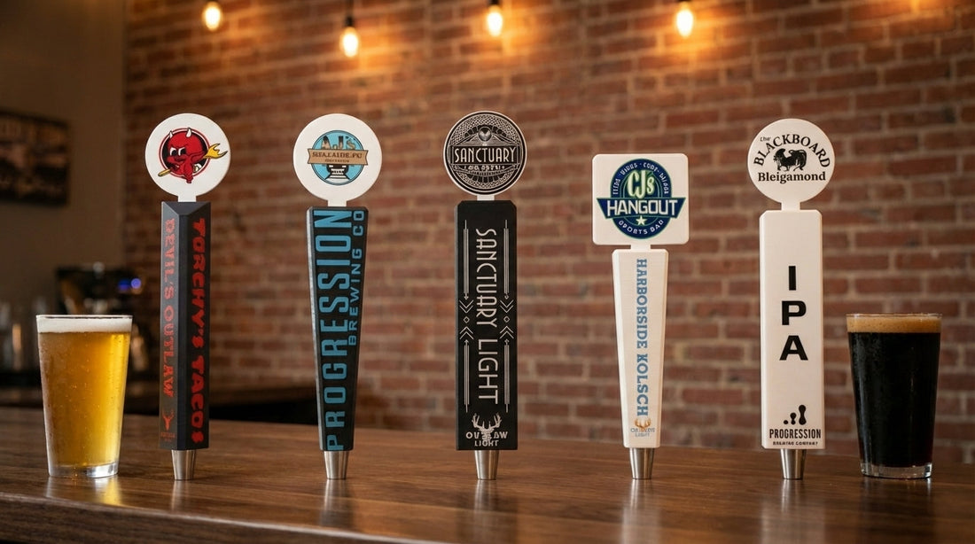 Co-Branded Tap Handles: Boost Sales for Breweries & Bars